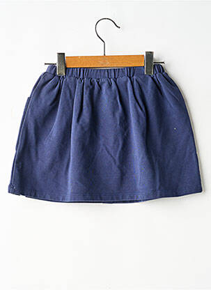 Jupe mi-longue taille élastique bleu NOPPIES fille