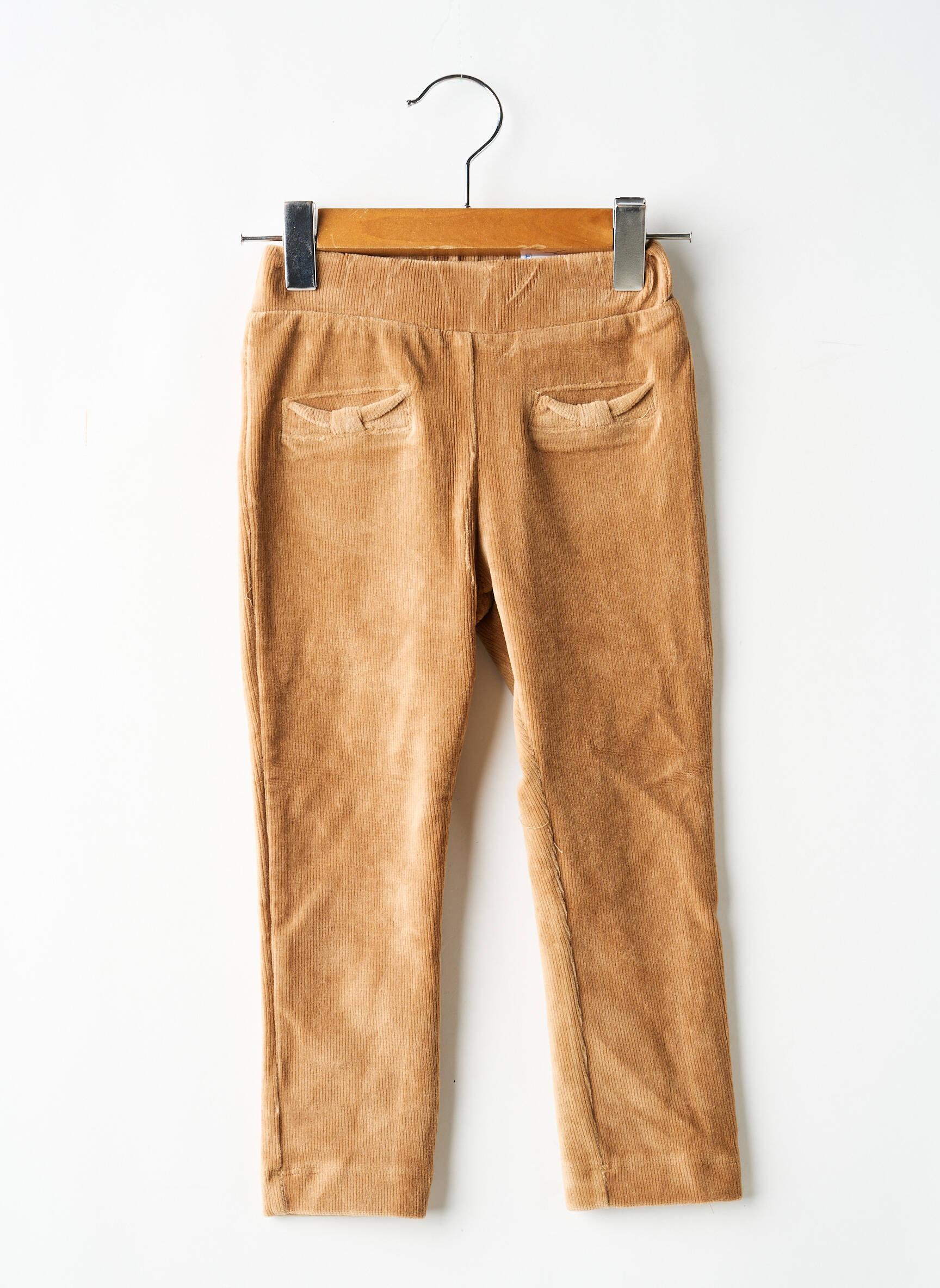 Pantalon slim taille élastique taille élastique beige MAYORAL fille