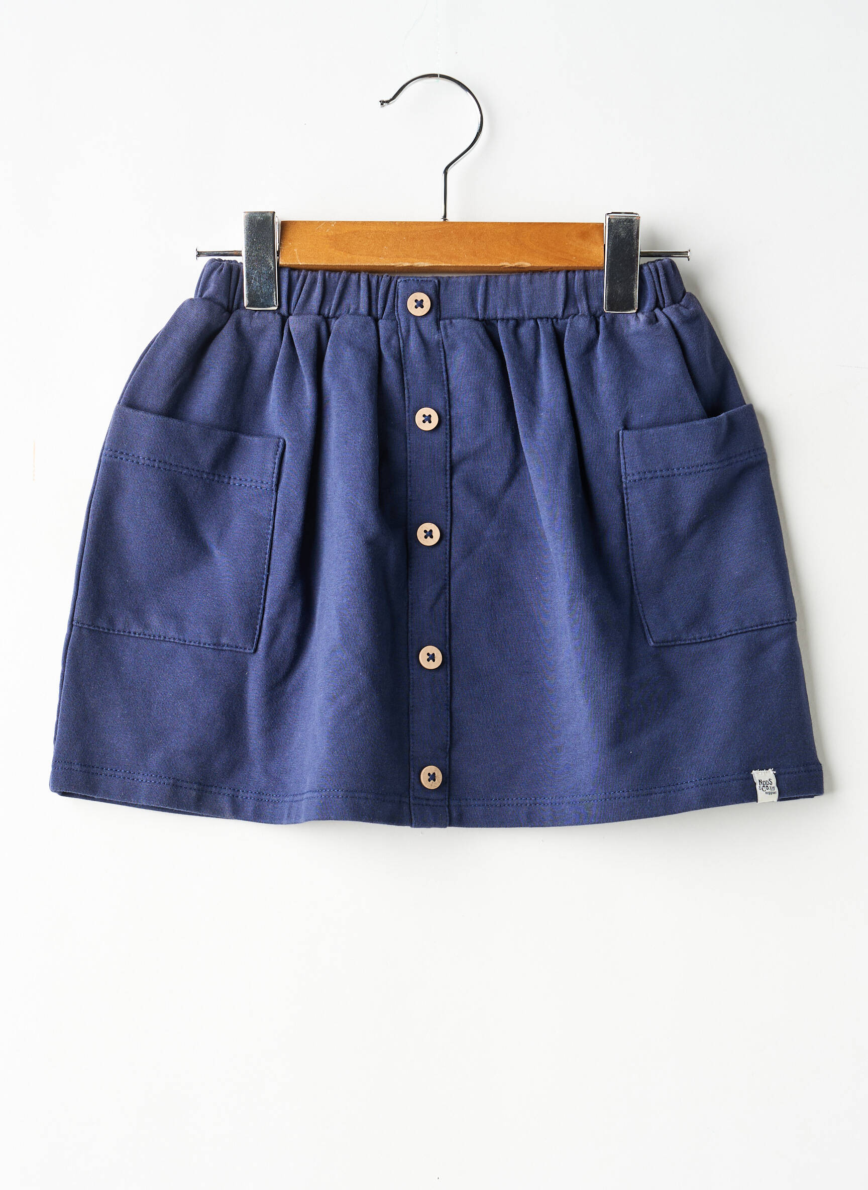 Jupe mi-longue taille élastique bleu NOPPIES fille