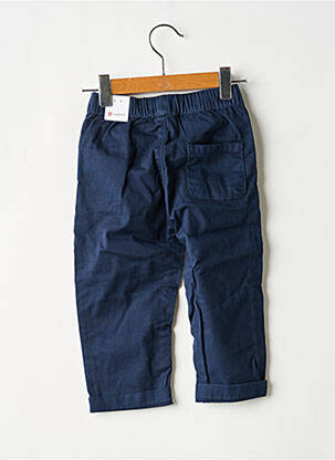 Pantalon droit fermeture liens à nouer taille élastique bleu NOPPIES garçon