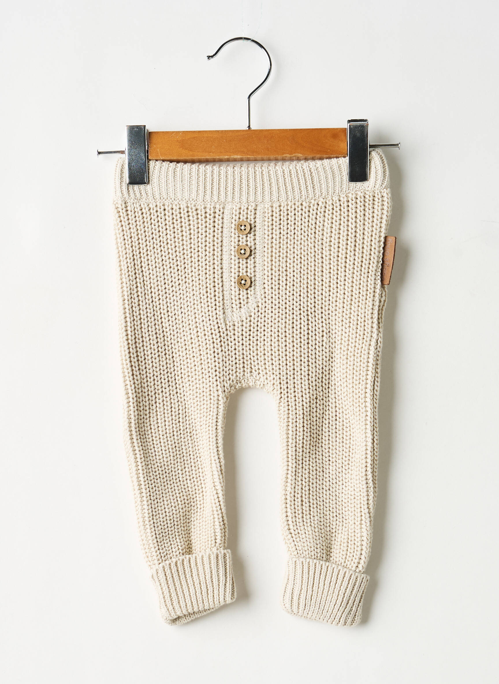 Legging taille élastique taille élastique beige BABY'S ONLY garçon