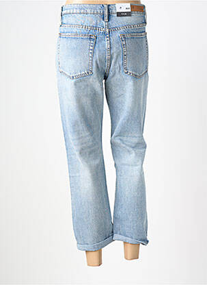 Jeans coupe droite stretch taille normale bleu F.A.M. femme