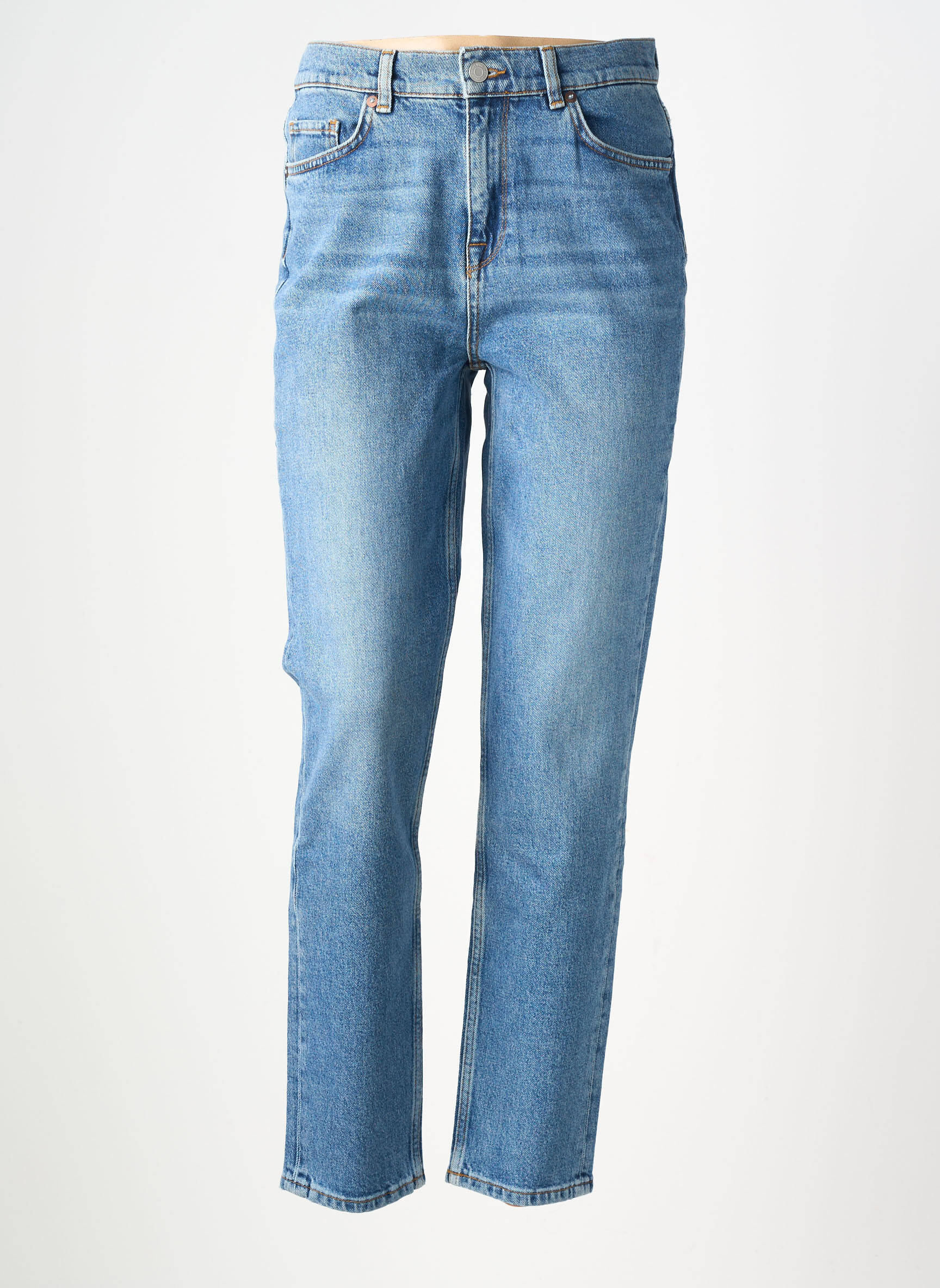 Jeans coupe slim stretch taille normale bleu SELECTED femme