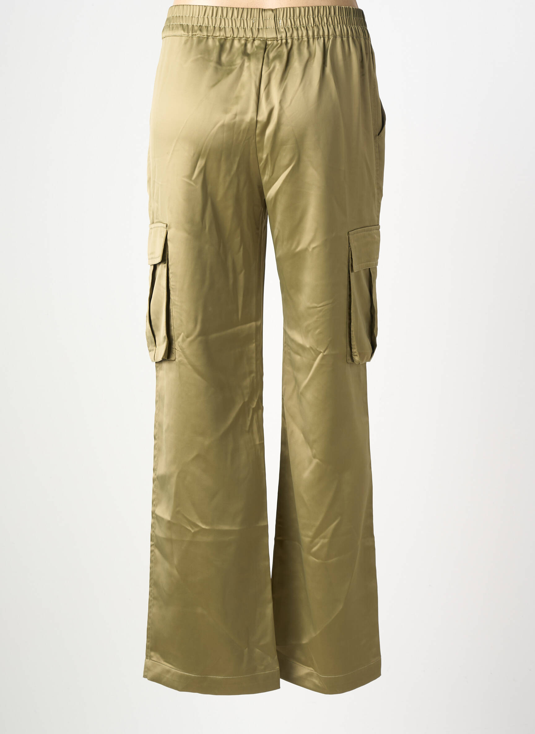Pantalon cargo taille normale taille normale vert B.YOUNG femme