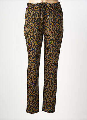 Pantalon slim taille élastique taille normale vert B.YOUNG femme