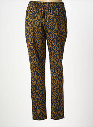 Pantalon slim taille élastique taille normale vert B.YOUNG femme