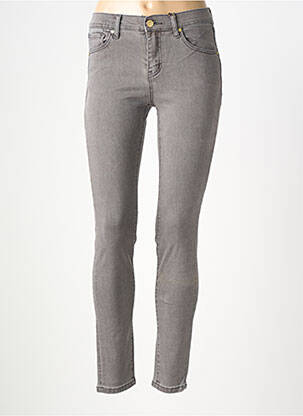 Jeans skinny tissage brut taille normale gris LA PETITE ETOILE femme