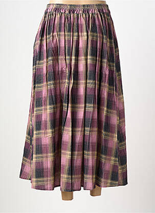 Jupe longue coupe fluide violet JOHANNA PARIS femme
