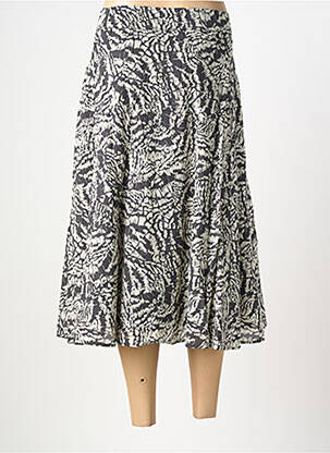 Jupe mi-longue taille normale gris ORFEO femme