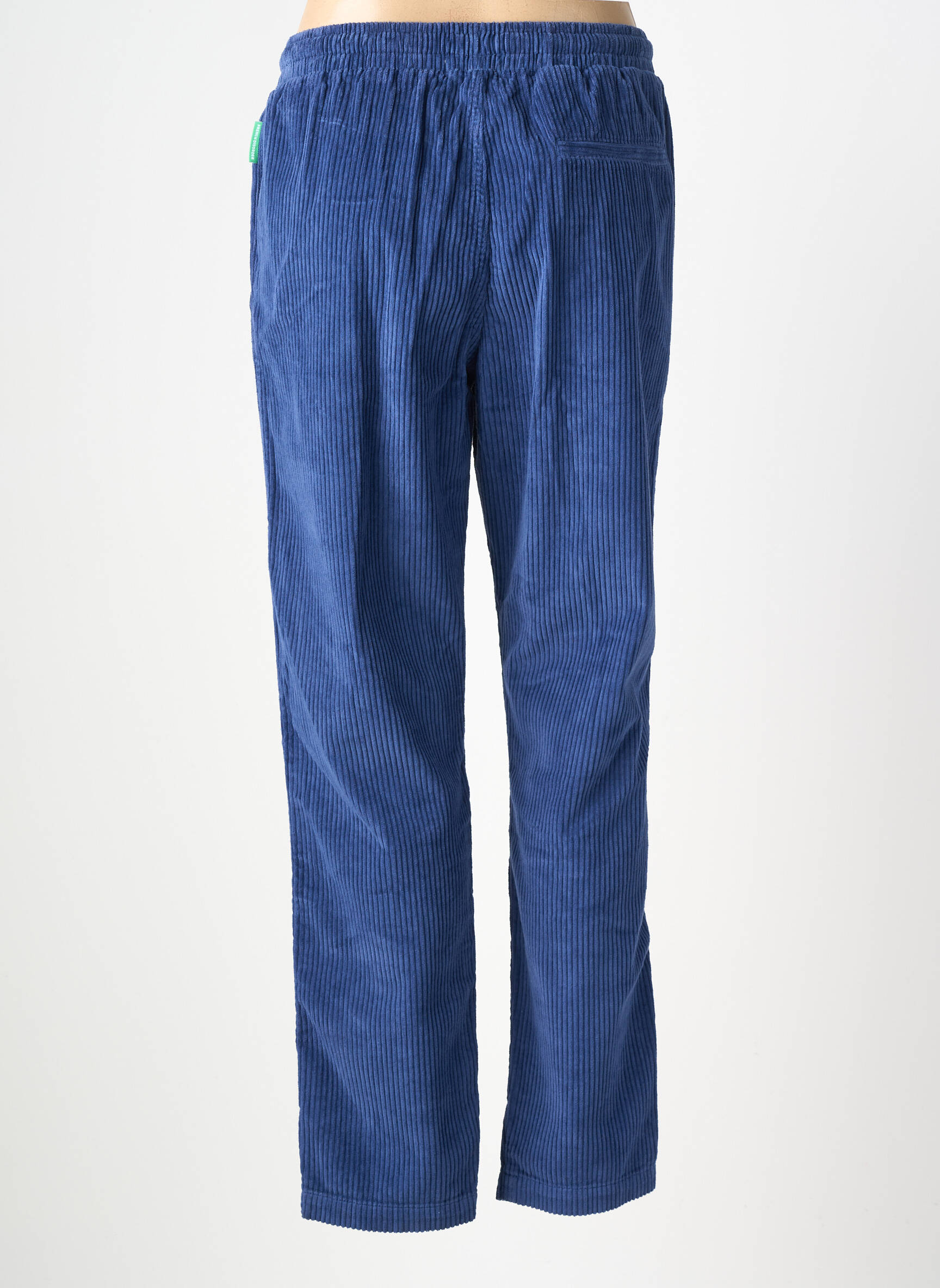 Pantalon droit taille élastique taille normale bleu FRENCH DISORDER femme