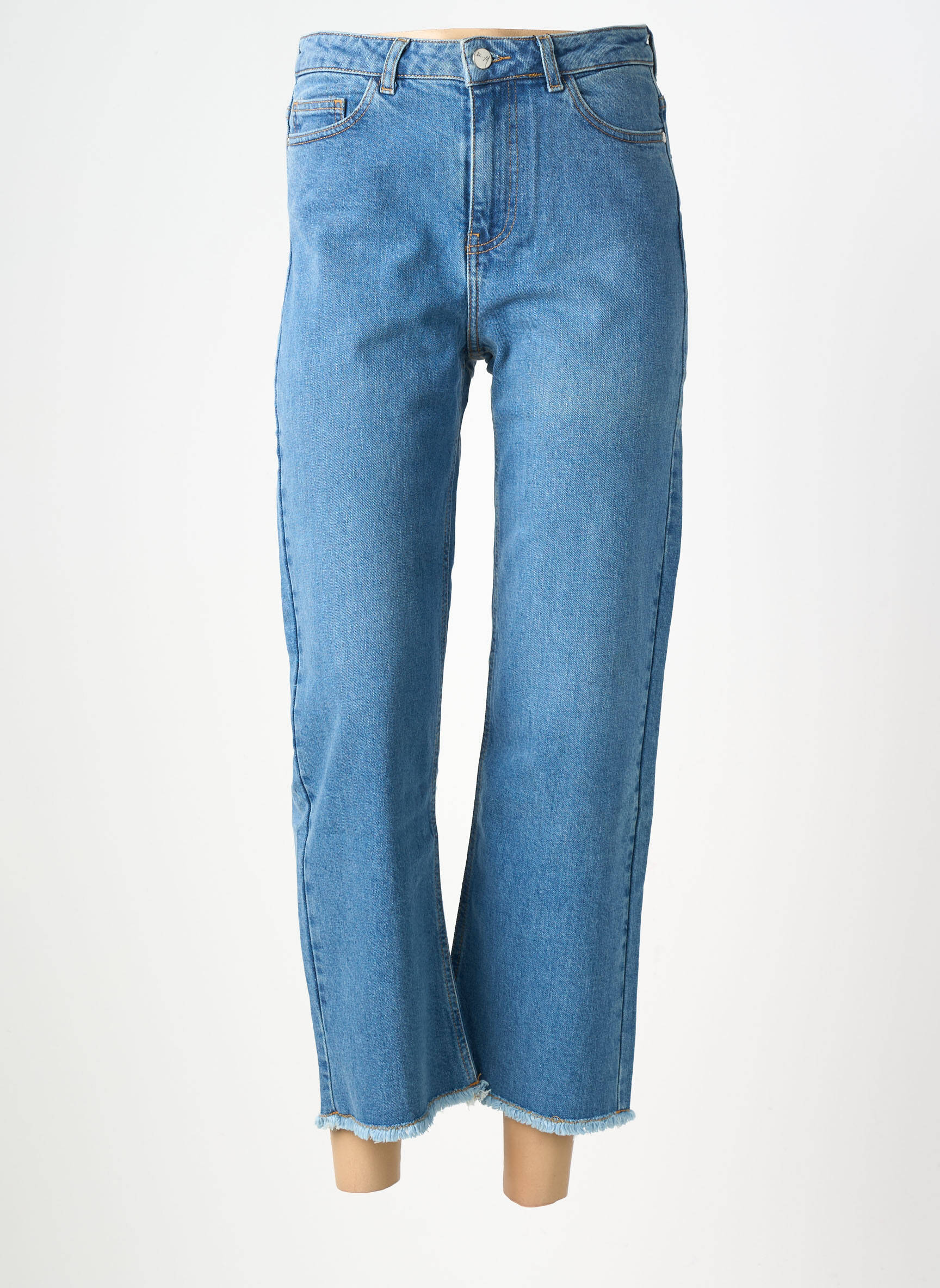 Jeans coupe droite taille normale taille normale bleu ATELIER BÔ..M femme