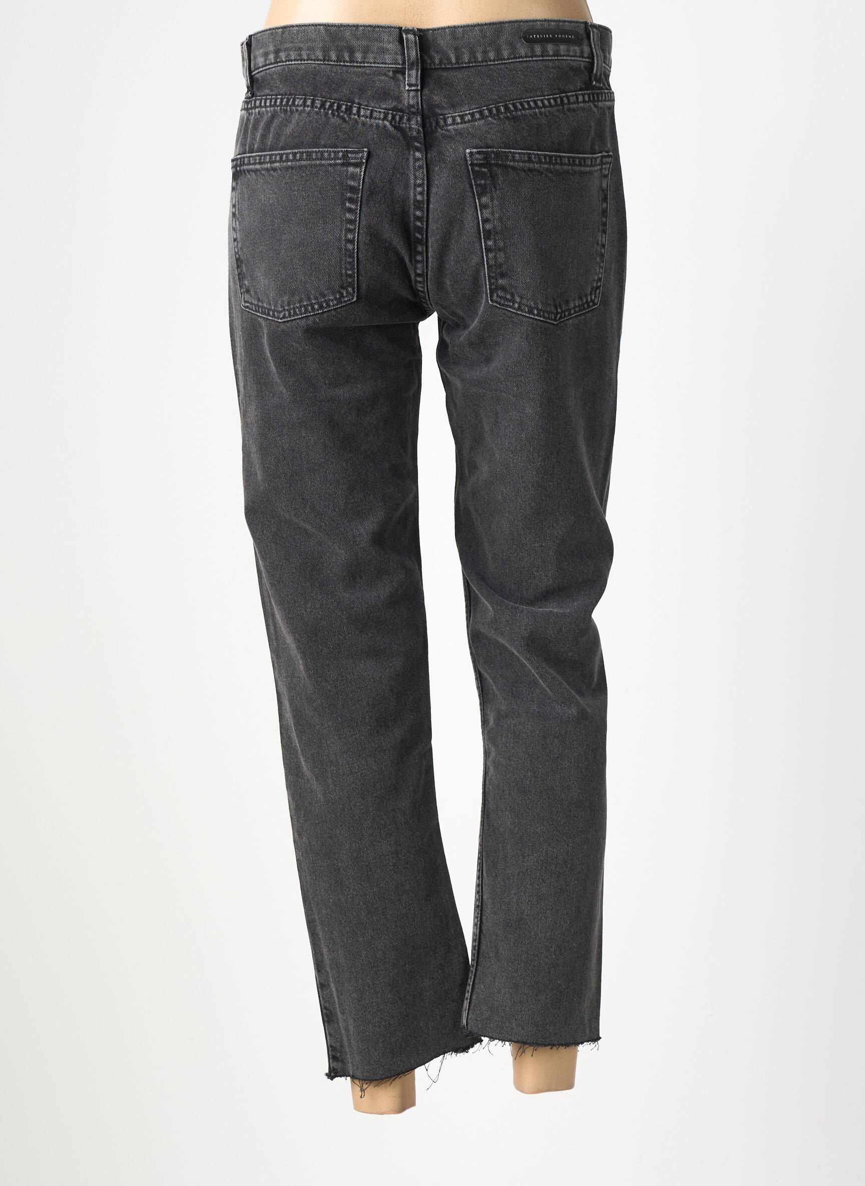 Jeans coupe droite taille normale taille normale gris ATELIER BÔ..M femme