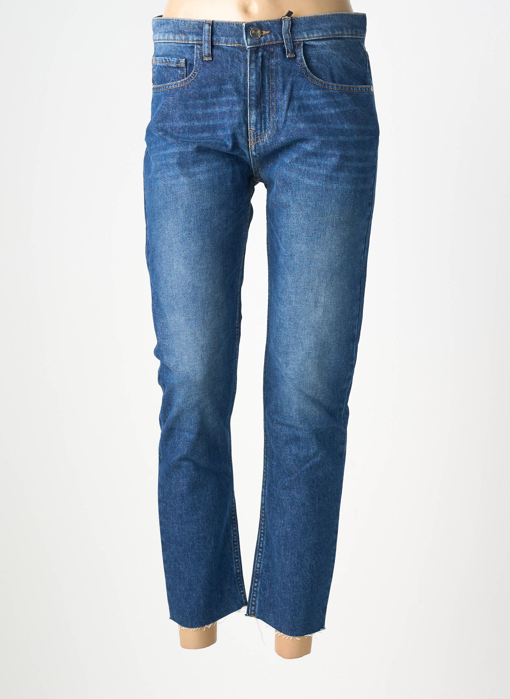 Jeans coupe slim tissage brut taille normale bleu ATELIER BÔ..M femme