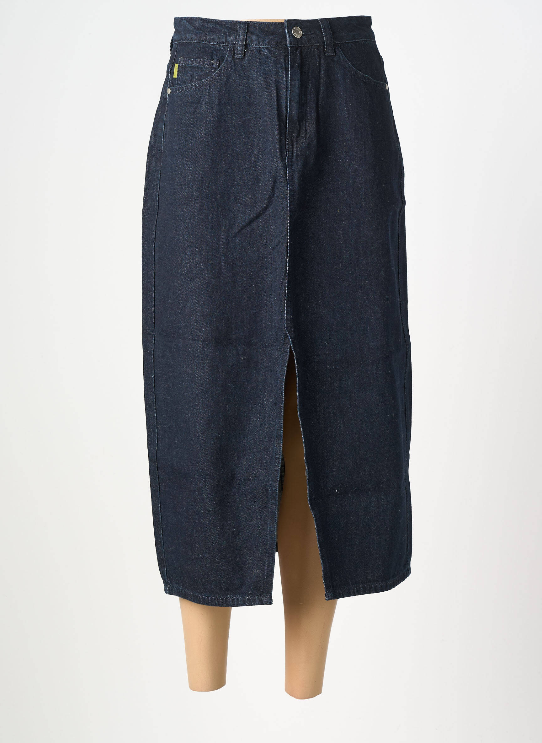 Jupe longue taille normale bleu FRNCH femme