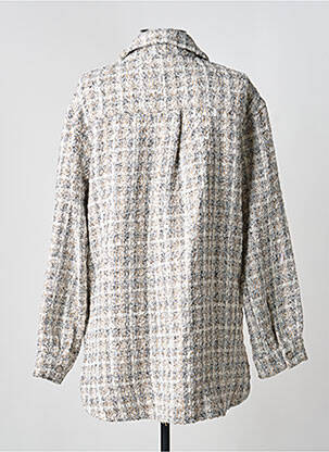 Veste casual coupe droite blanc B.YOUNG femme