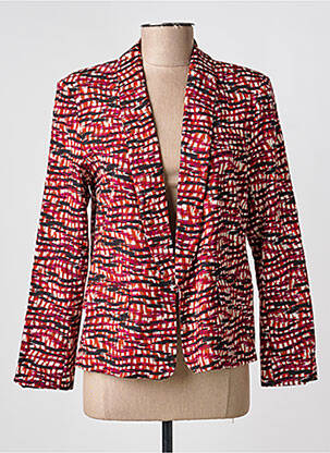 Blazer poches rouge RUE MAZARINE femme