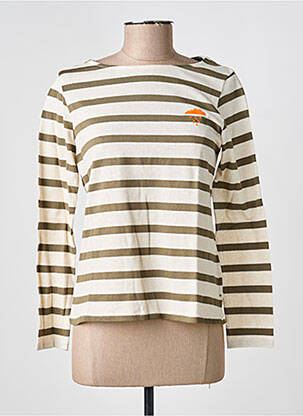 Top manches longues vert A.P femme