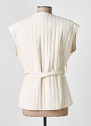 Veste casual col rond beige ORFEO femme