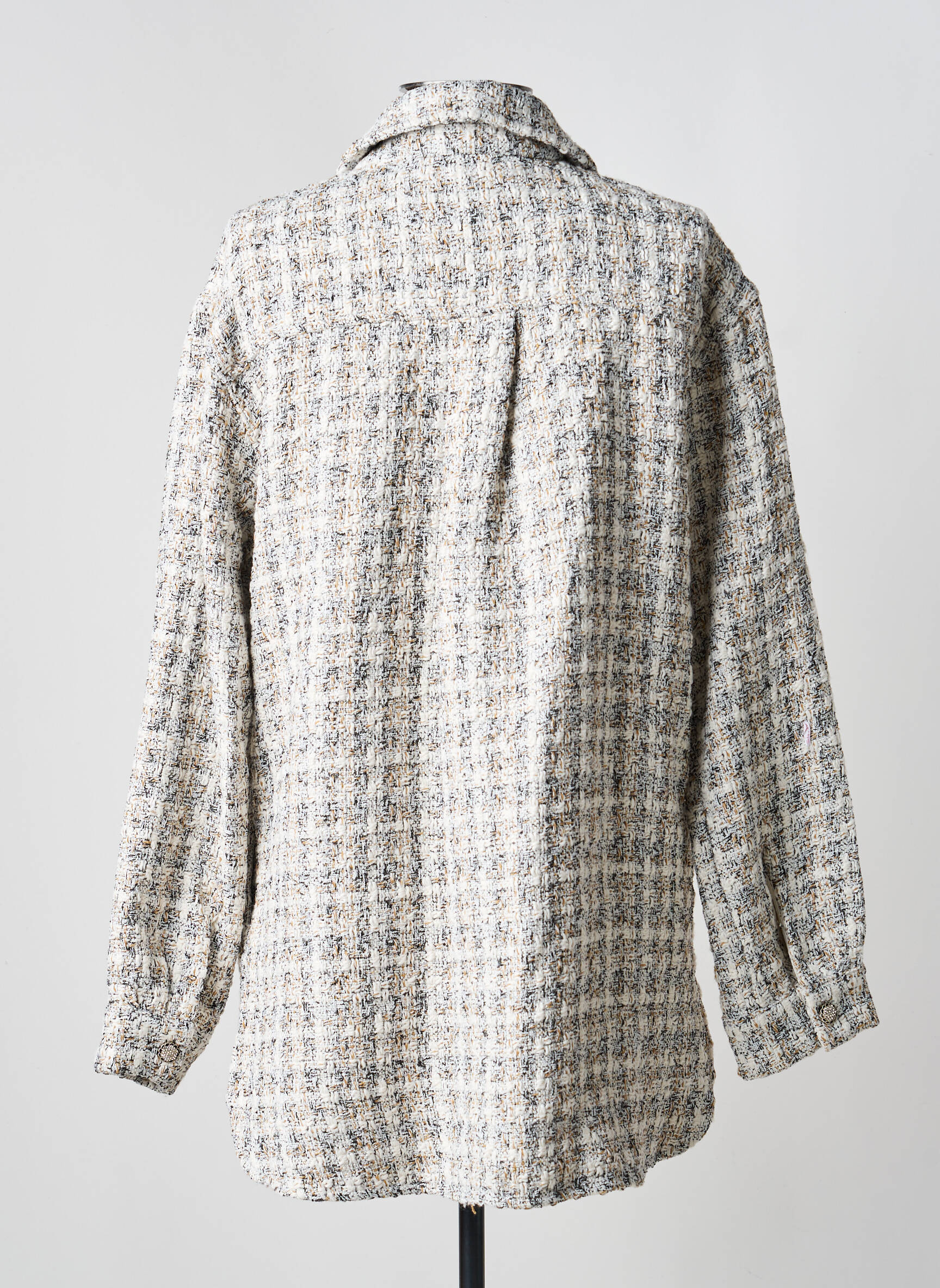 Veste casual coupe droite blanc B.YOUNG femme