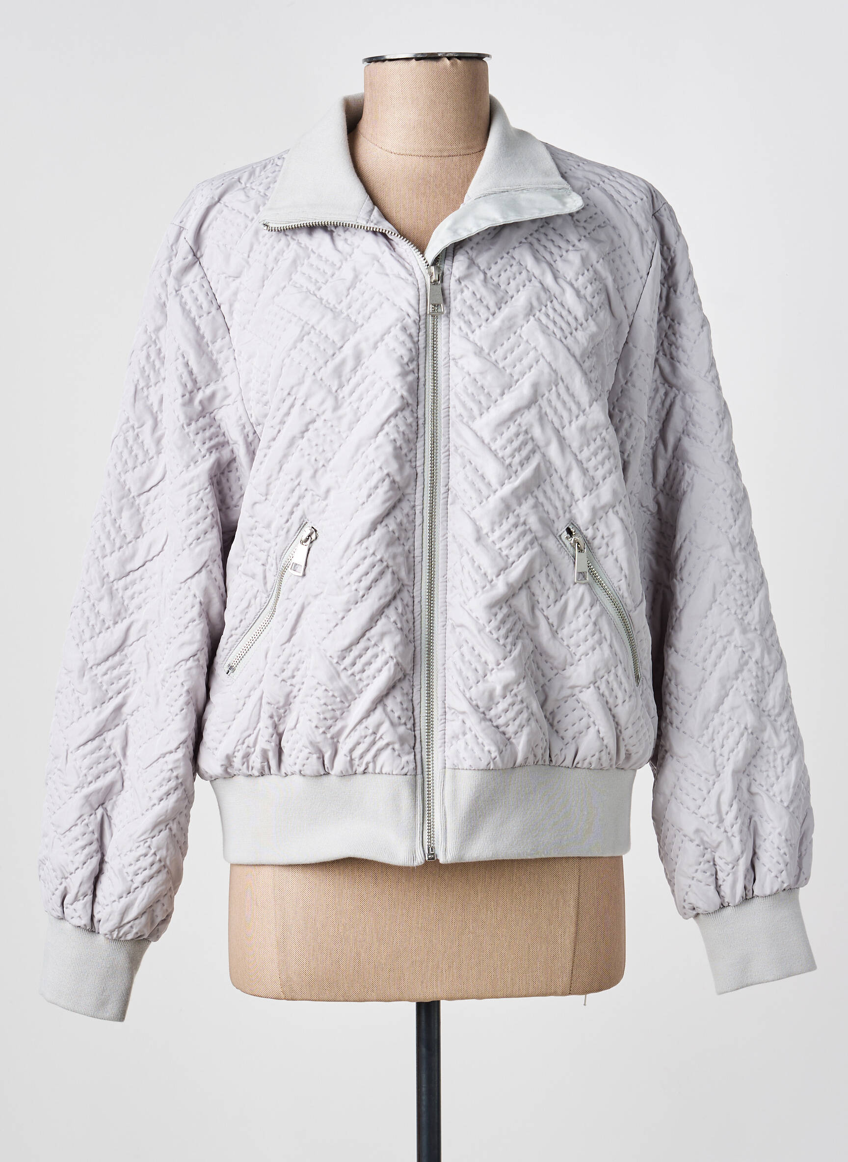 Veste casual poches gris B.YOUNG femme