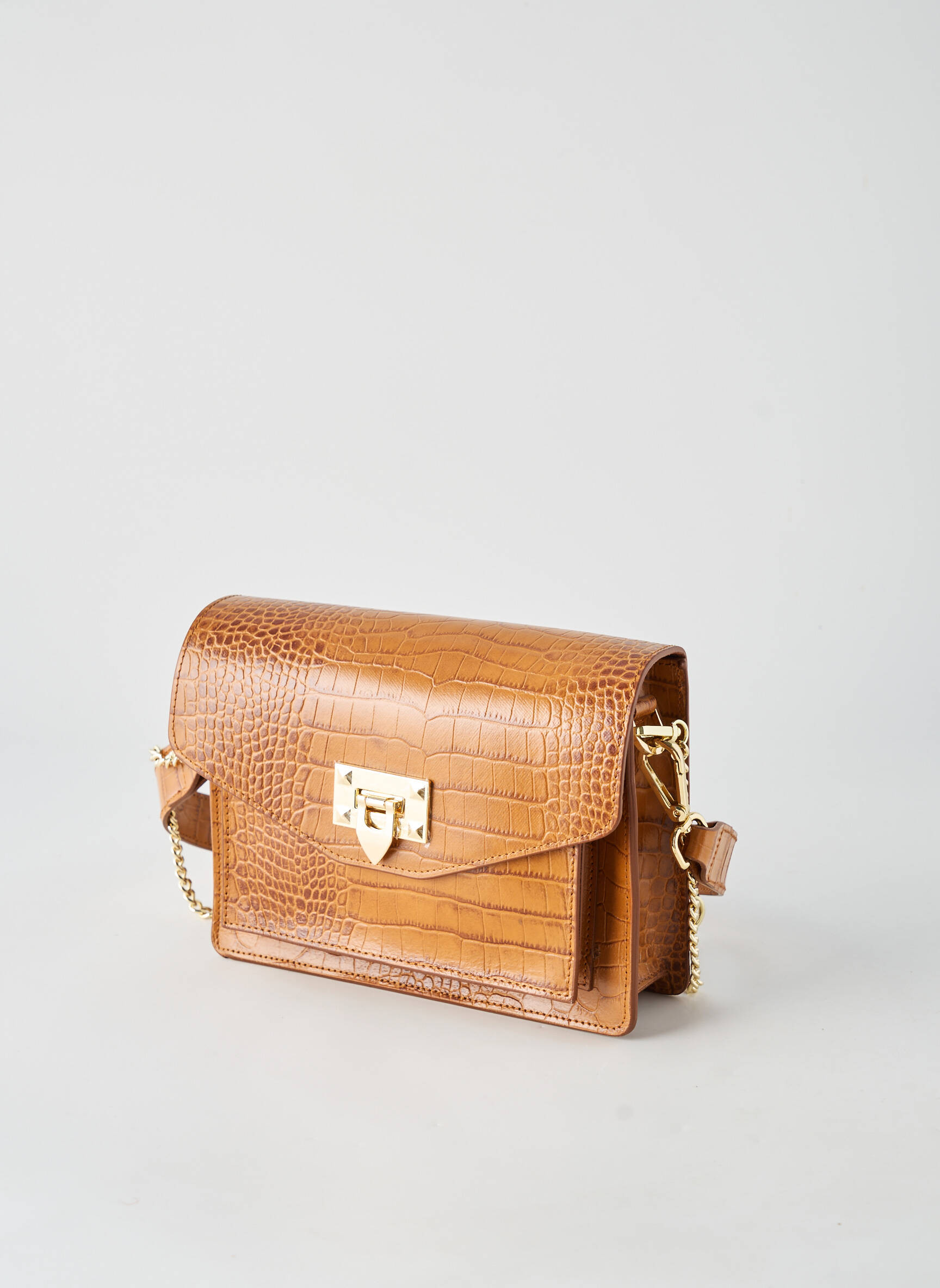 Sac multipoches forme rectangulaire marron LA PETITE ETOILE femme