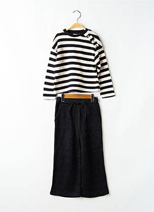 Ensemble pantalon manches longues noir MAYORAL fille