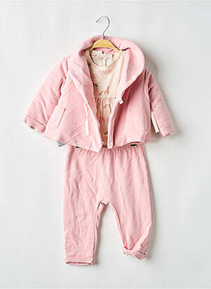 Ensemble pantalon manches longues rose MAYORAL fille