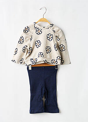 Ensemble pantalon manches longues bleu MAYORAL fille
