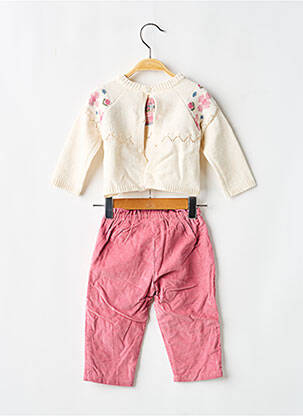 Ensemble pantalon manches longues rose MAYORAL fille