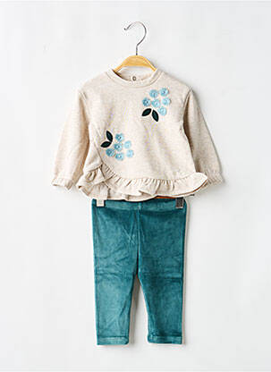 Ensemble pantalon manches longues vert MAYORAL fille
