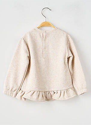 Pull stretch manches longues beige MAYORAL fille