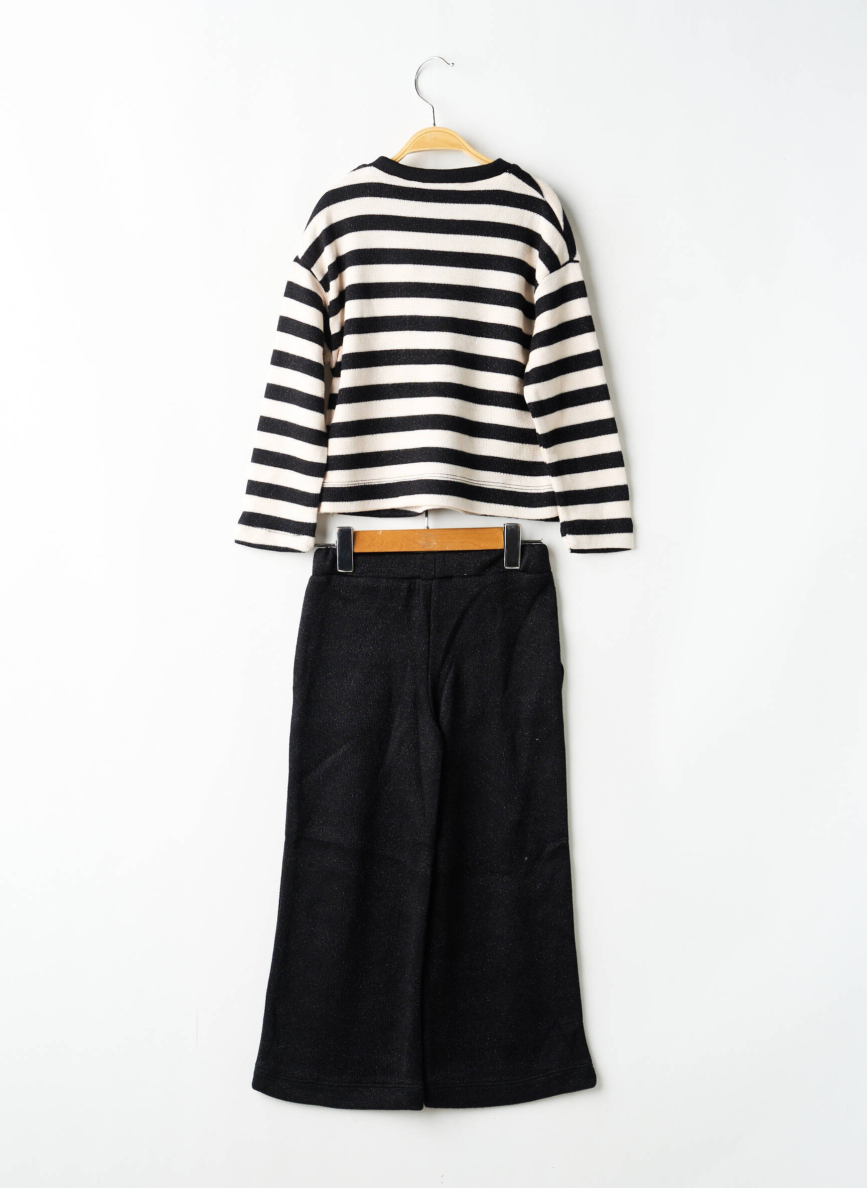 Ensemble pantalon manches longues noir MAYORAL fille