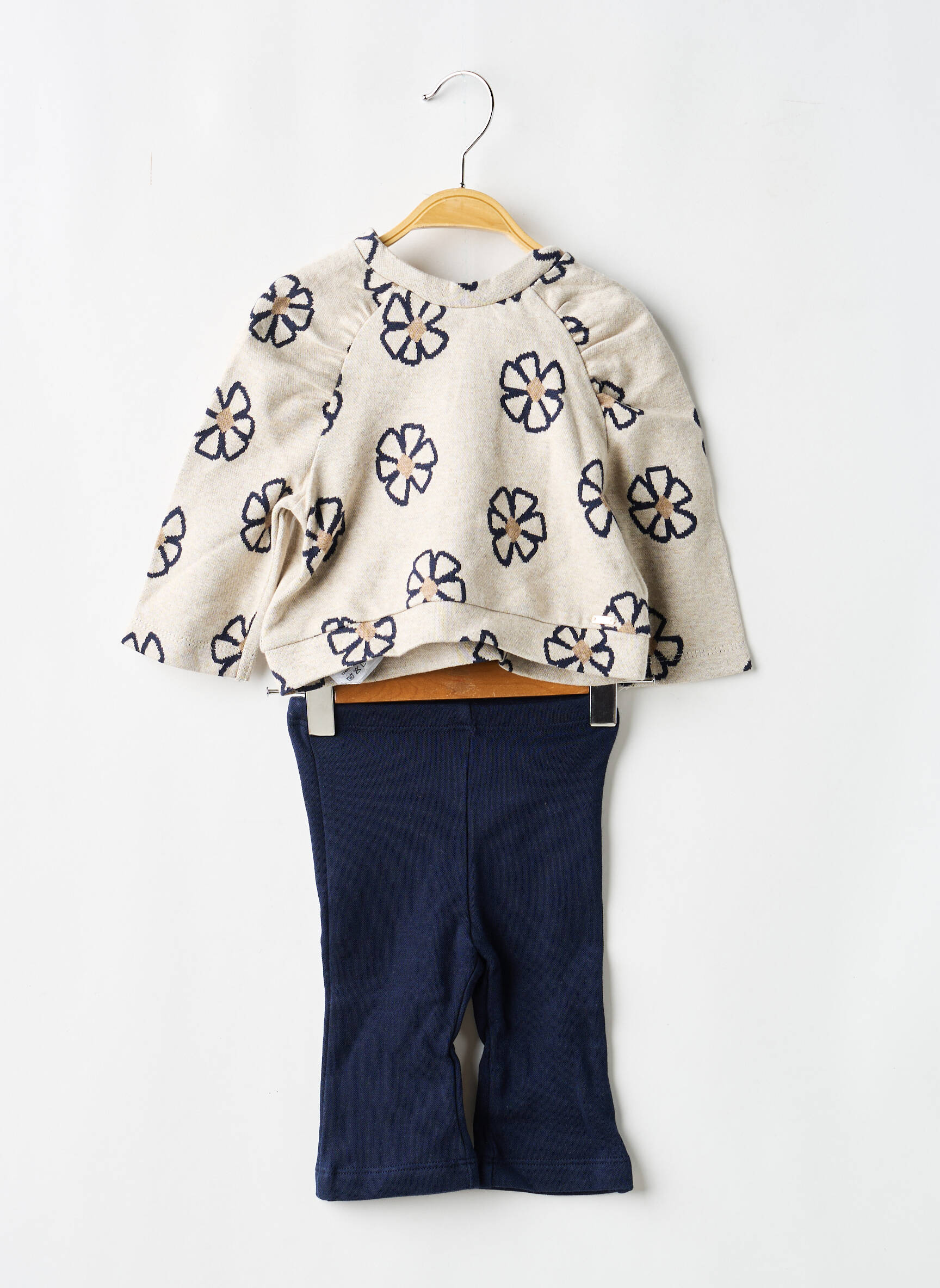 Ensemble pantalon manches longues bleu MAYORAL fille