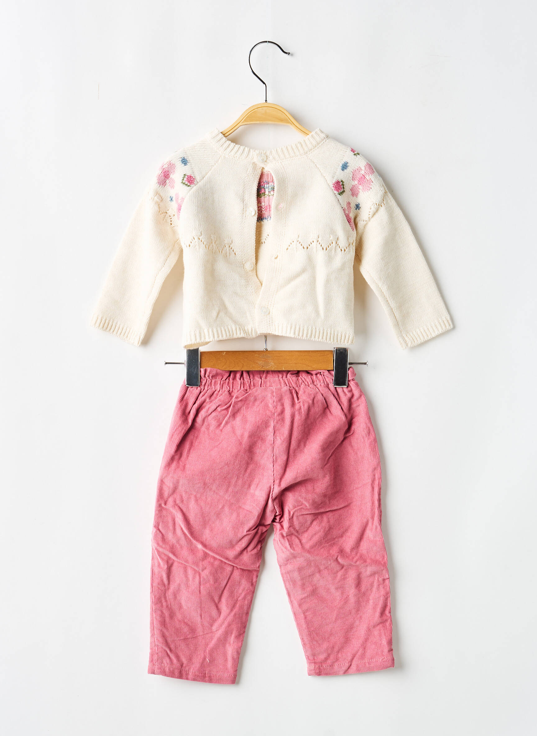 Ensemble pantalon manches longues rose MAYORAL fille