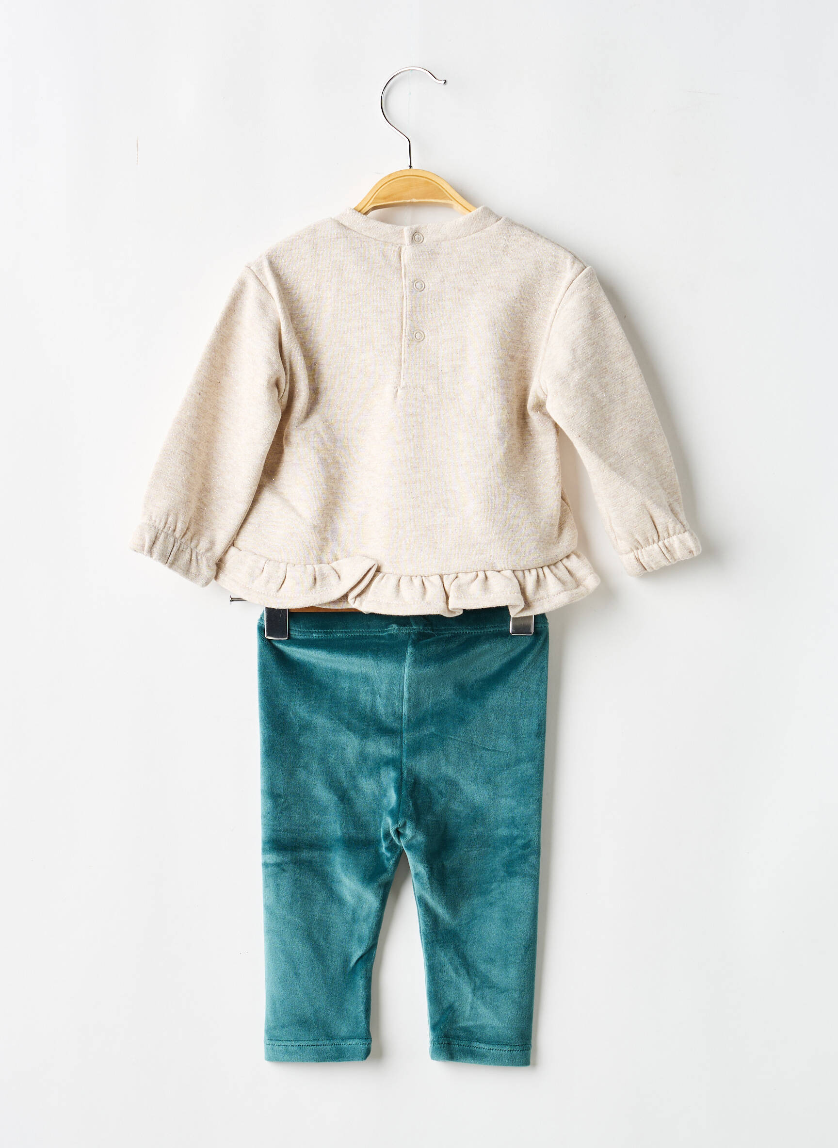 Ensemble pantalon manches longues vert MAYORAL fille
