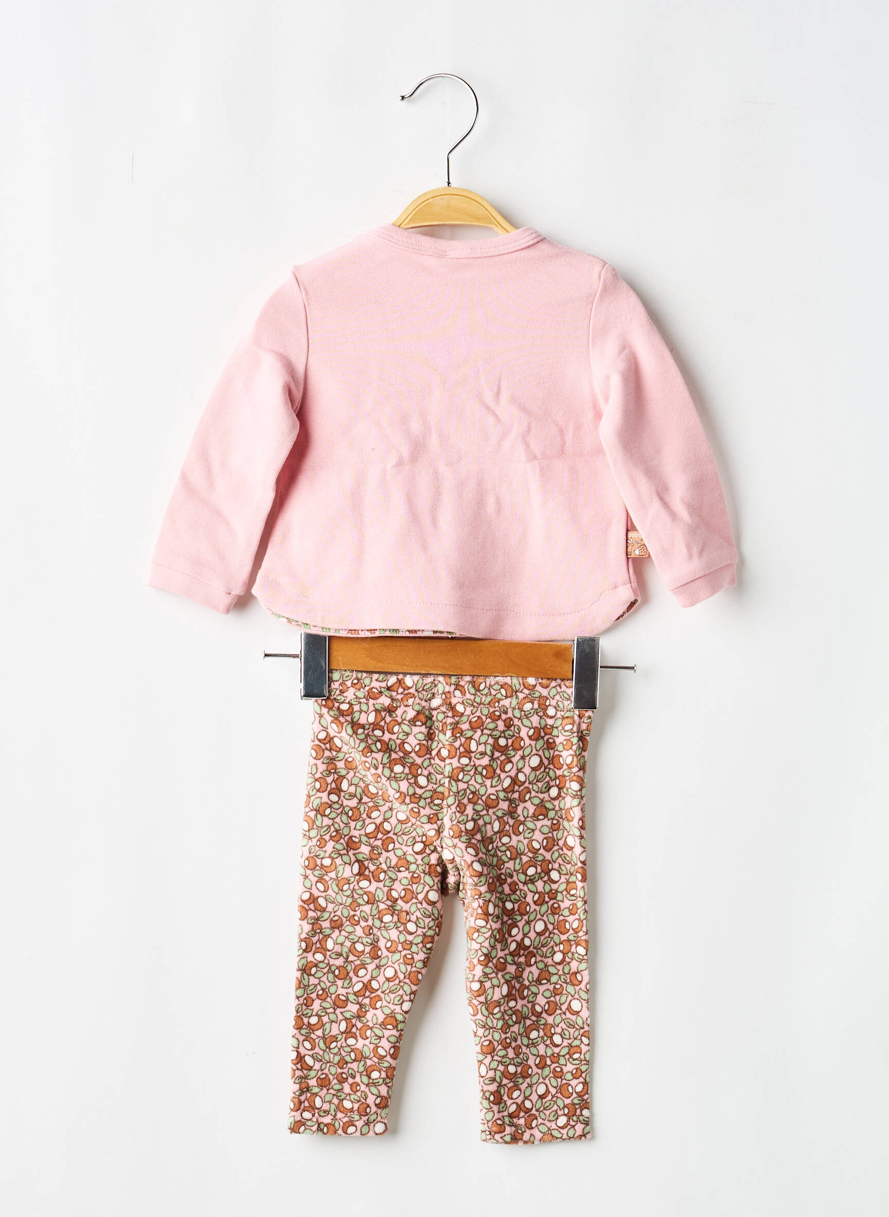 Ensemble pantalon manches longues rose BOBOLI fille