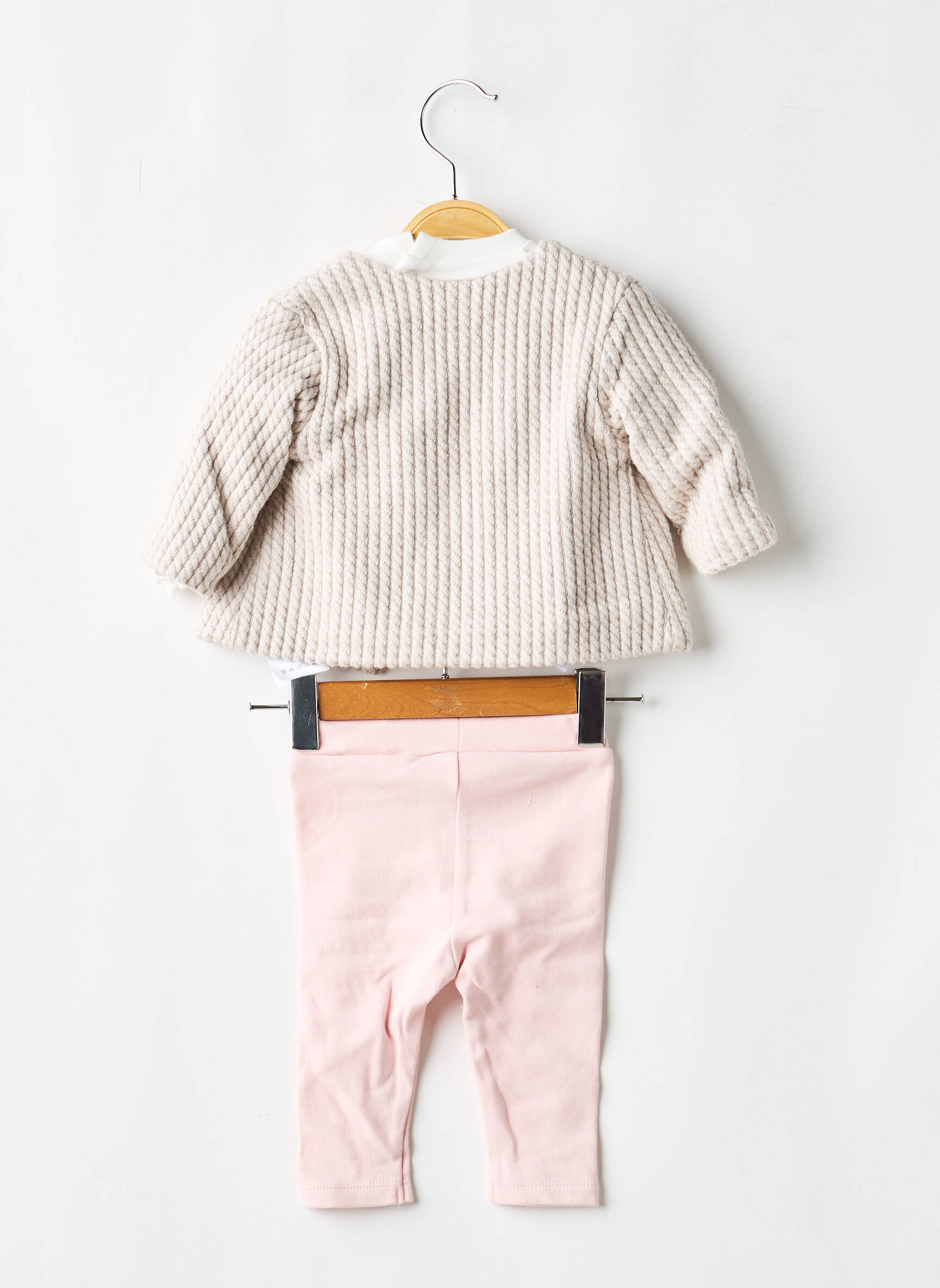 Ensemble pantalon manches longues beige MAYORAL fille