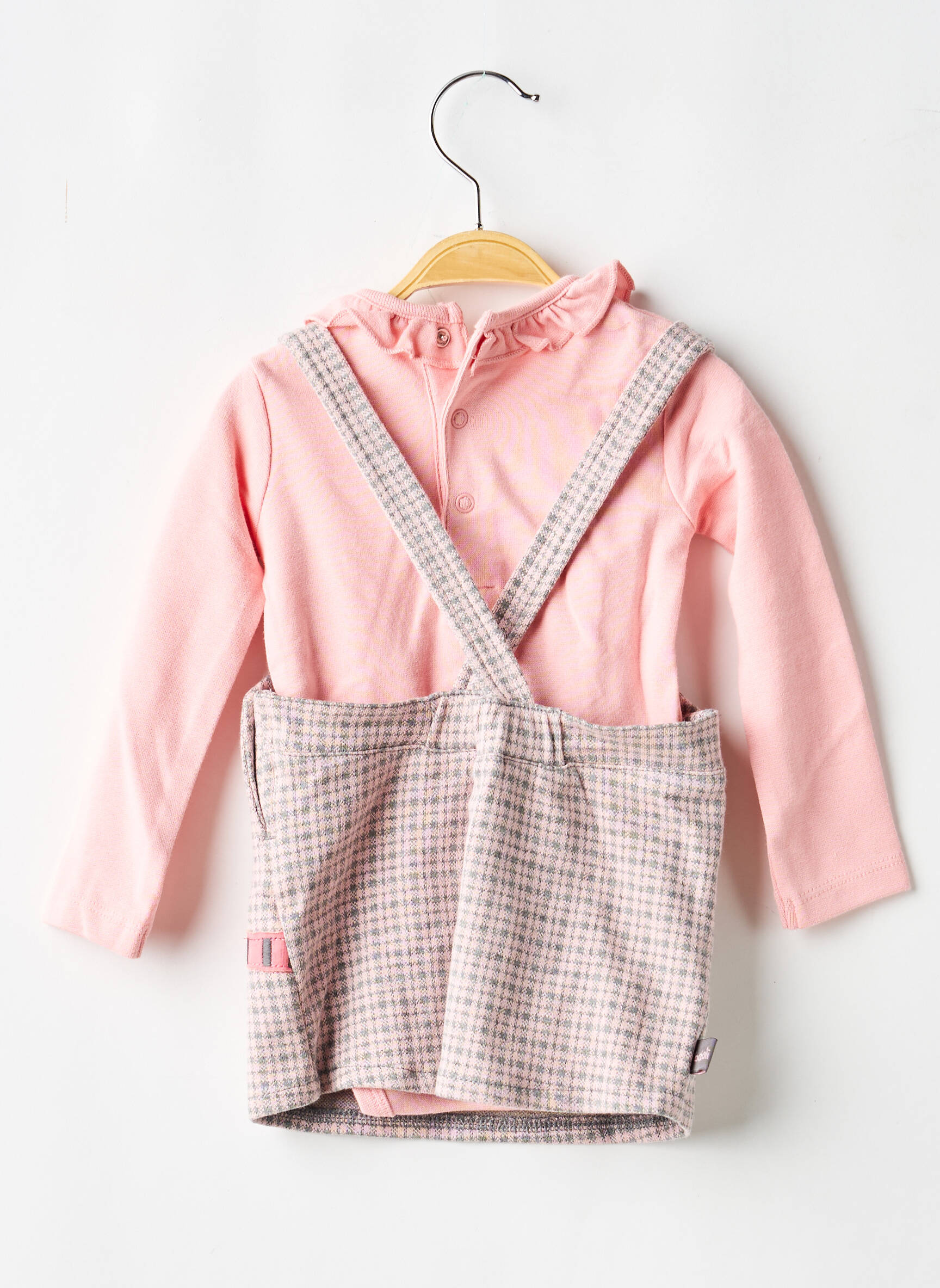 Ensemble robe coupe cintrée rose BOBOLI fille
