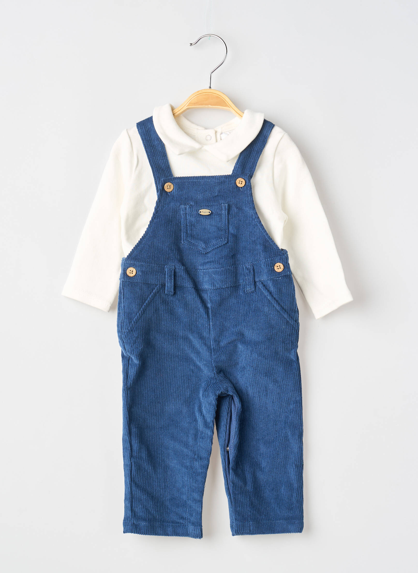 Ensemble pantalon type de haut t-shirt bleu MAYORAL fille