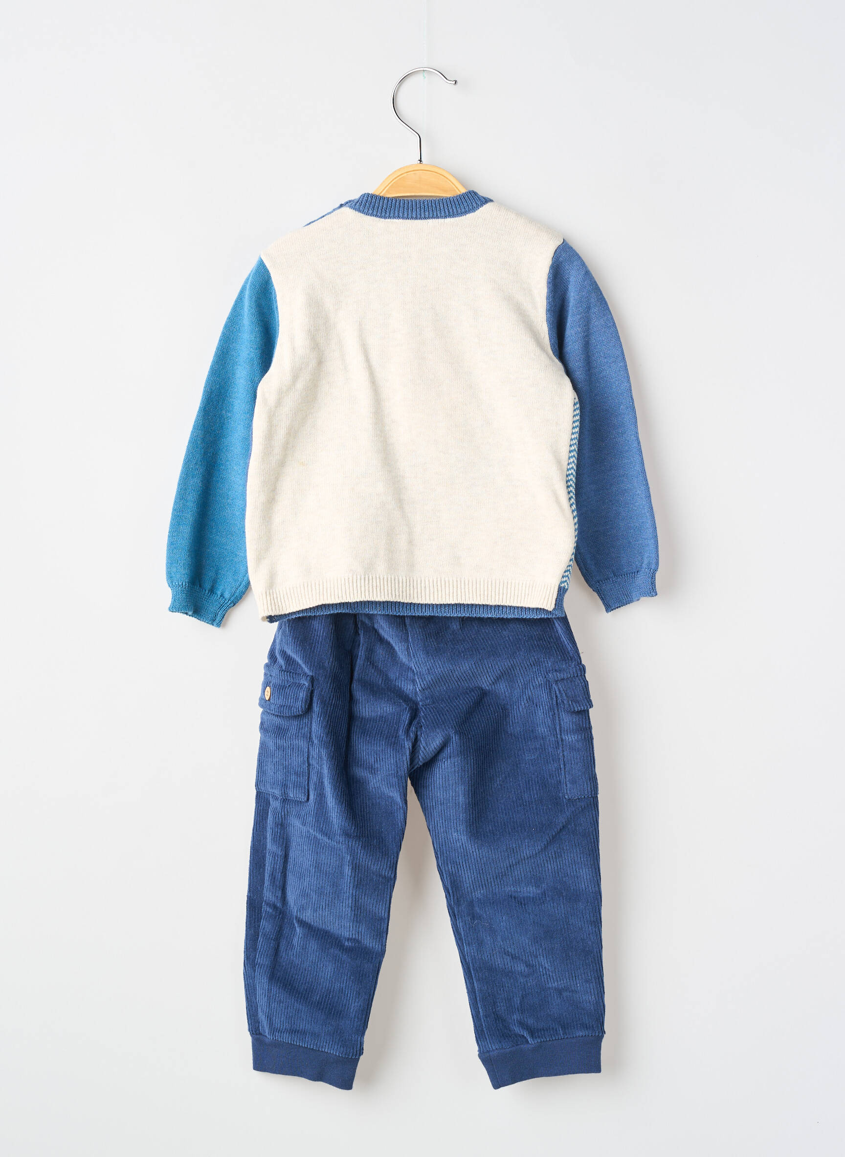 Ensemble pantalon taille élastique bleu MAYORAL garçon