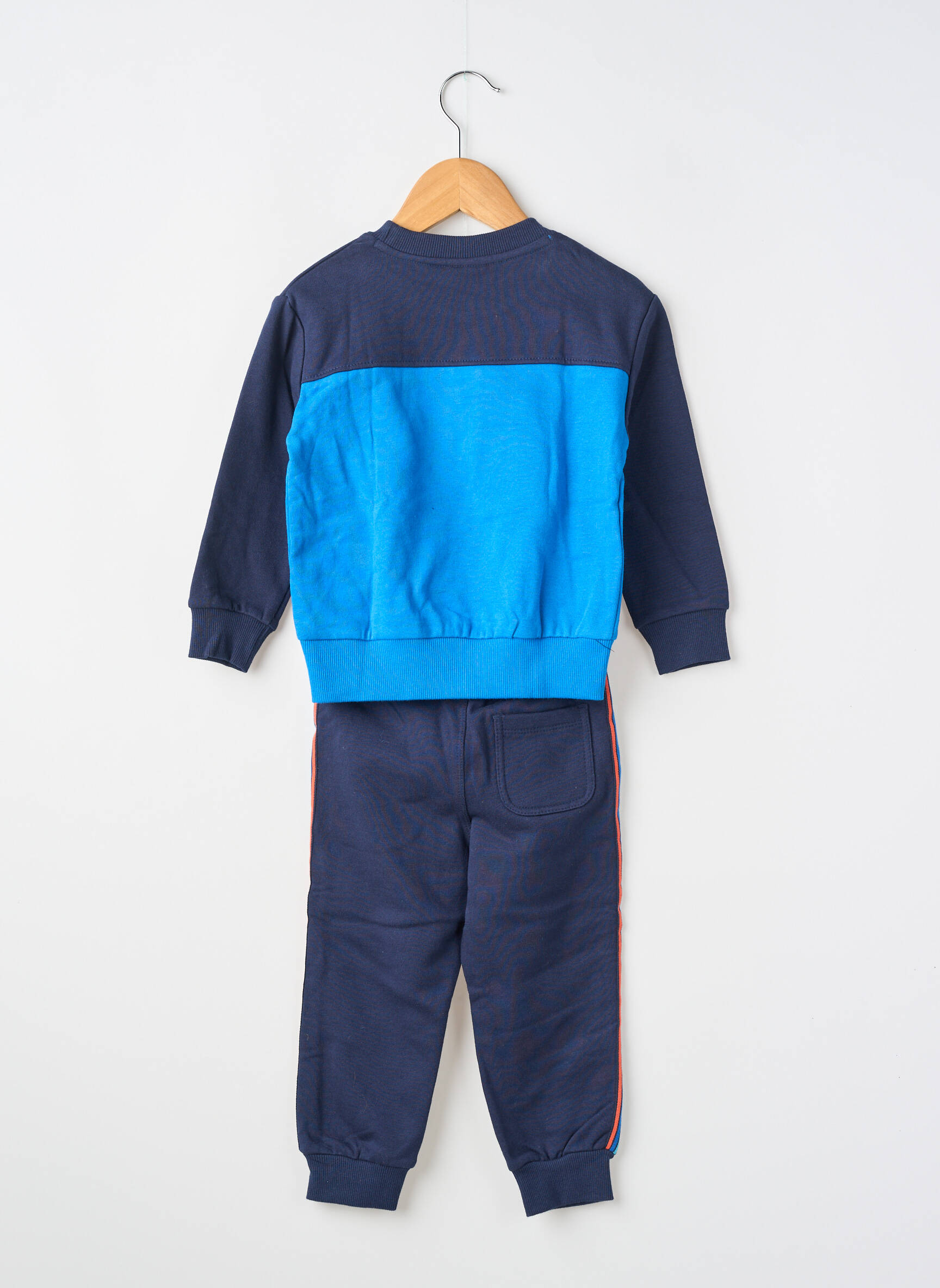 Ensemble pantalon taille élastique bleu BOBOLI garçon