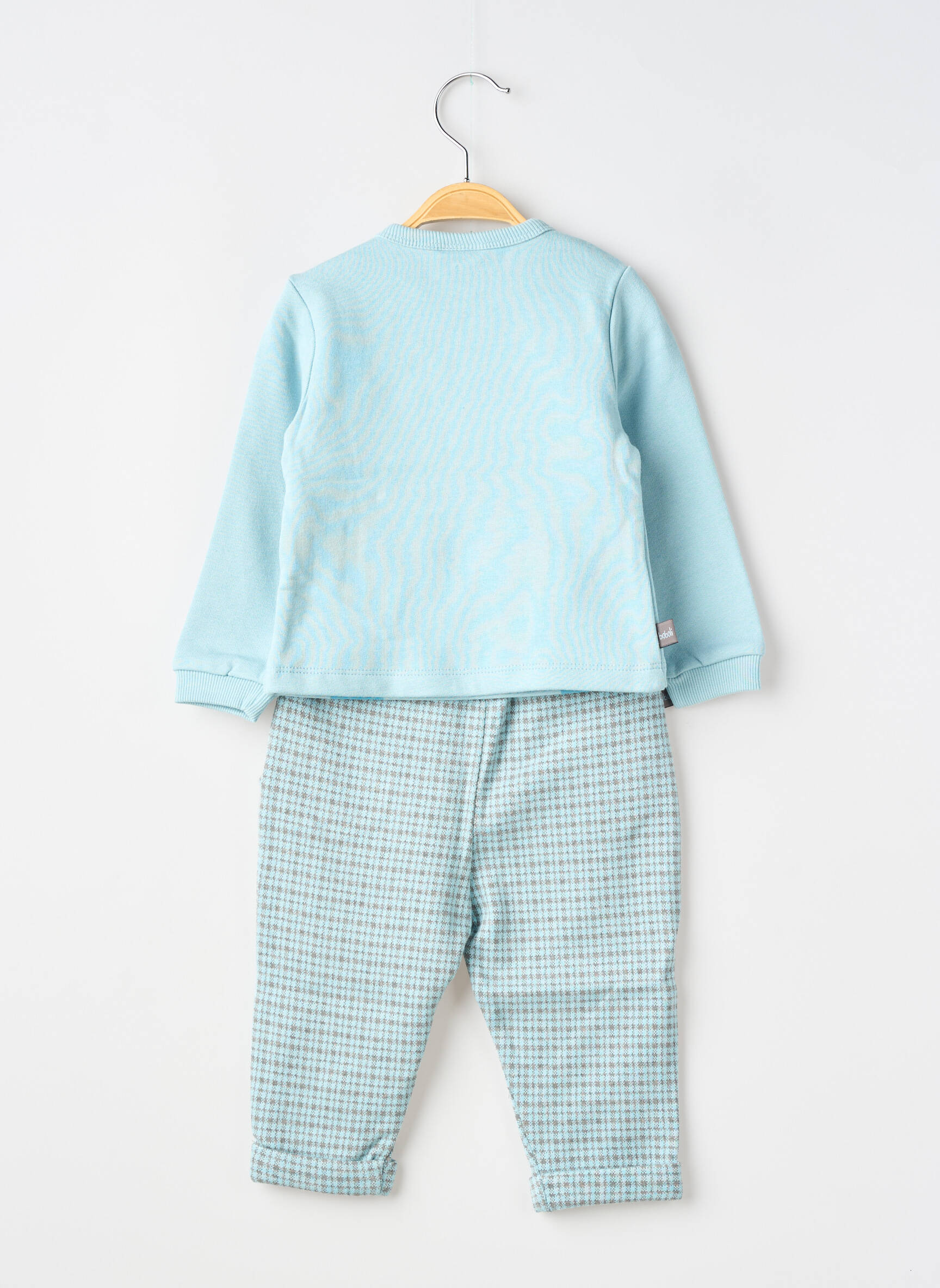 Ensemble pantalon taille élastique bleu BOBOLI garçon