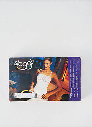 Top/caraco tissage jersey blanc SLOGGI femme