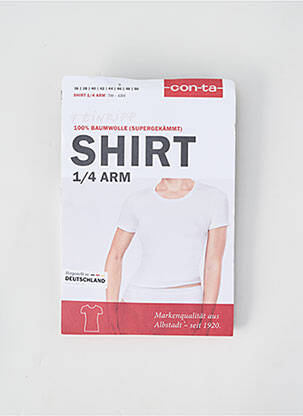 T-shirt stretch manches courtes noir CON-TA femme