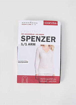 T-shirt manches longues manches longues noir CON-TA femme
