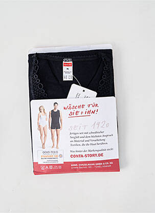 T-shirt manches longues manches longues noir CON-TA femme