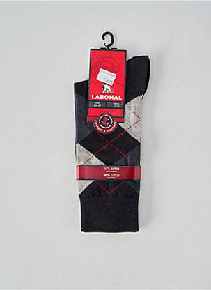 Chaussettes stretch noir LABONAL homme