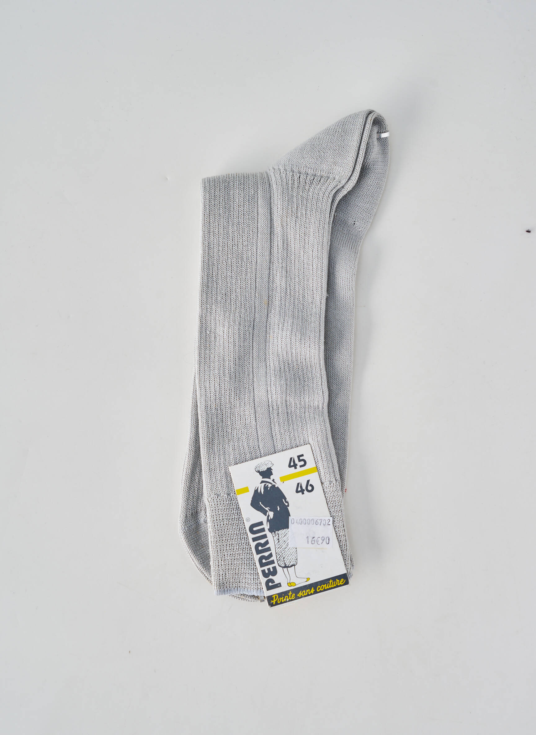 Chaussettes stretch gris PERRIN homme