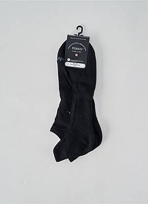 Chaussettes stretch noir PERRIN homme