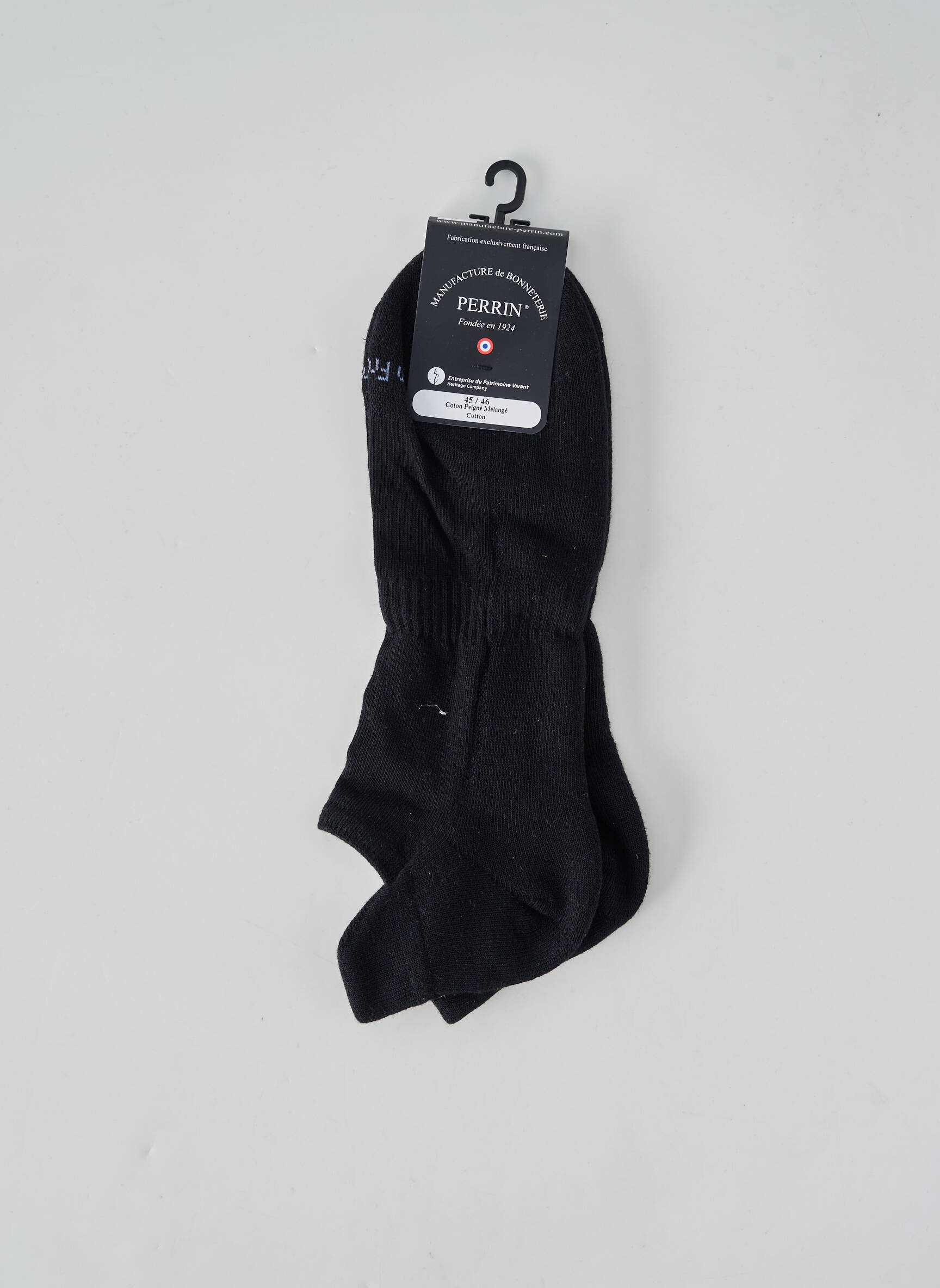 Chaussettes stretch noir PERRIN homme